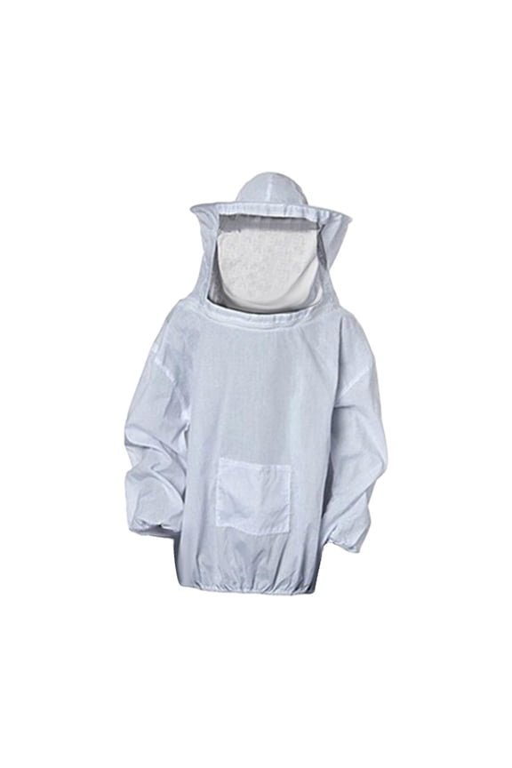 Beekeeper Suit Bee Suit for Men Women,with Pocket,Large Beekeeper Equipment Bee Outfit Farm Smock Suit for Beginners Apiarist