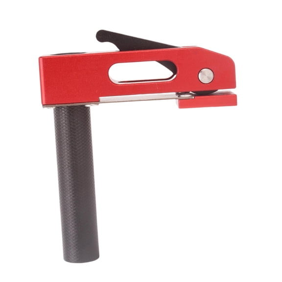 Colaxi Benchtop Quick Clamps Desktop Quick Acting Hold Down Clamp Hold Fast Hold Down Bench Dog Clamp for 20mm Dog Hole Red