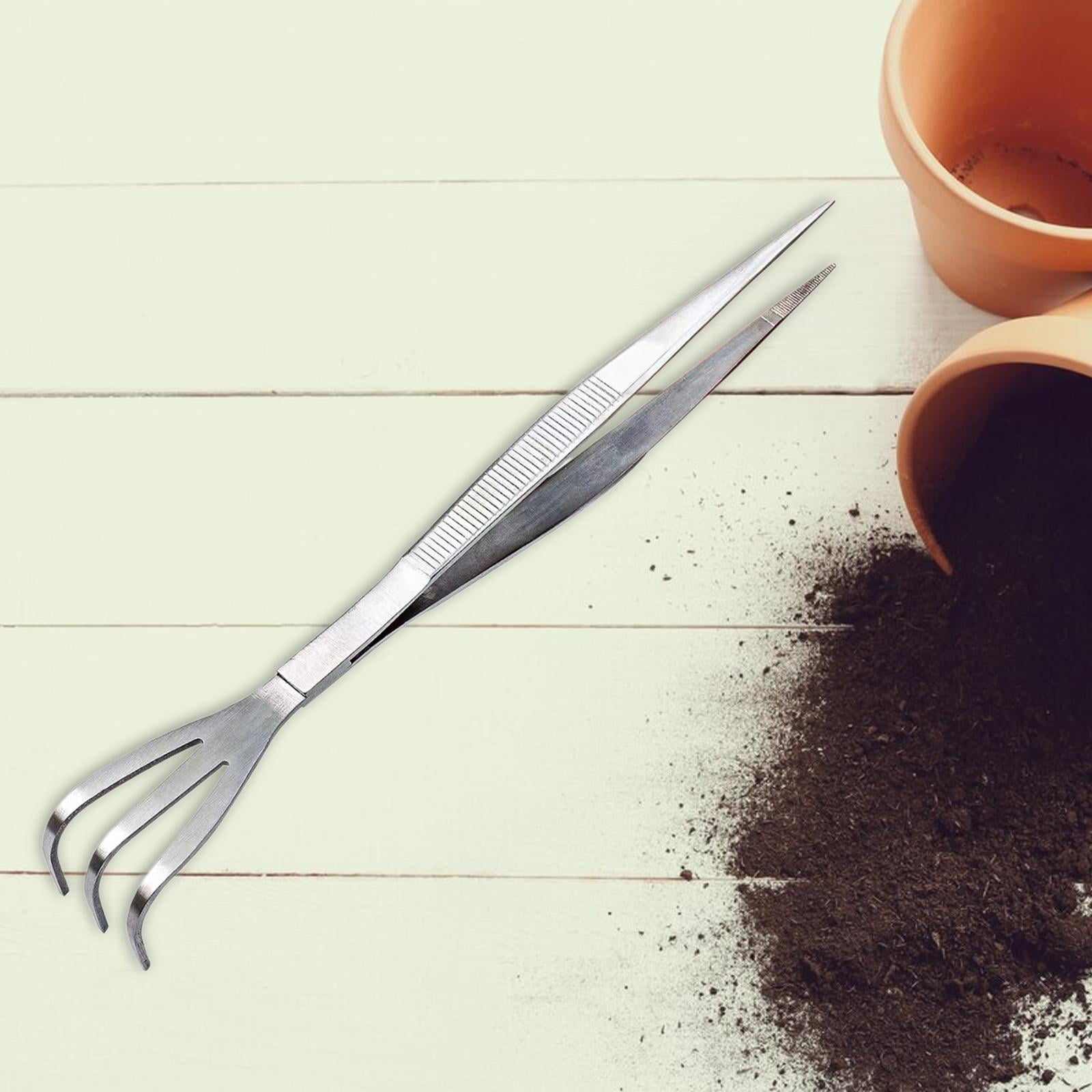 Colaxi Bonsai Tweezers Bonsai Tool Plant Tools Tweezers, Rake Tweezers ...