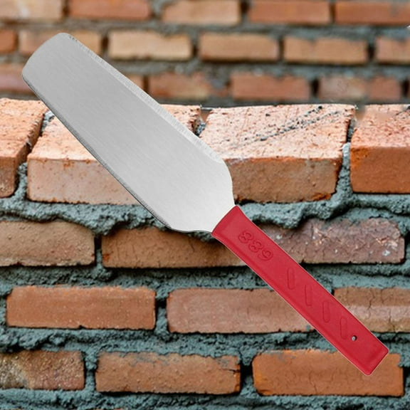 Colaxi Brick Trowel Drywall Plastering Trowel Filling Cement Tool Multifunctional Brick Paint Tool Putty for Applying Putty Concrete Red 41cm