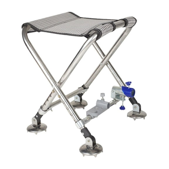 Colaxi Camp Stool Adjustable Height Compact Saddle Chair for Fishing Festival Beach