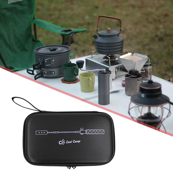 Colaxi Camping Gas Torch Storage Bag Protective Case Sprayer Torch Anti Collision Carrier Bag Carrying Case for Barbecue BBQ Black