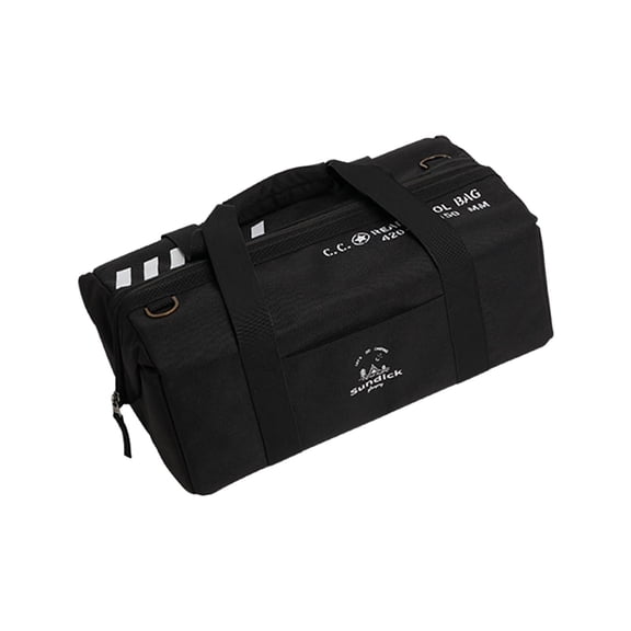 Colaxi Camping Storage Bag Tool Bag for Professionals Container Case Tools Storage Bag Handbag for Trunk Outdoor Picnic Garage Travel Black
