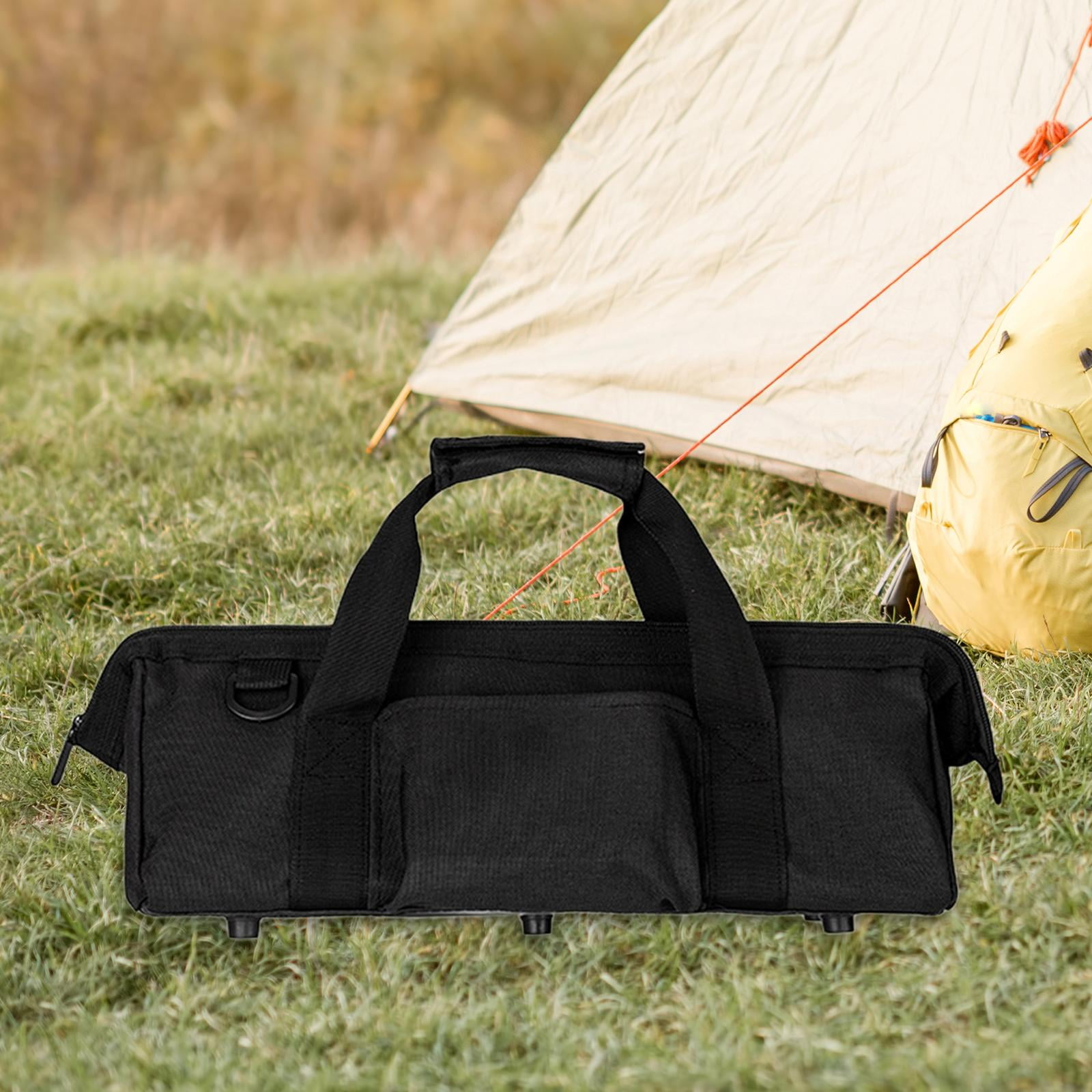 Colaxi Camping Tool Storage Bag Multipurpose Tent Accessories Organizer Lightweight Tools Pouch Tool Handbag for Woodworker Plumber A