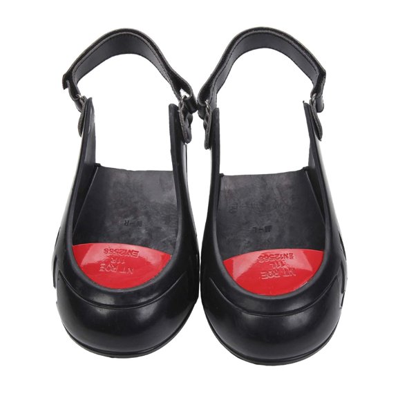 Colaxi Cap Safety Overshoes Slip Resistant Waterproof Anti Smash Cover Shoe Covers for Casual or Temporary Workers Sturdy Size M