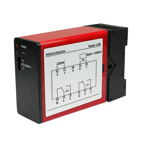Colaxi Car Accessories, Traffic Inductive Loop Control Single Channel Inductive for Parking Lot Access ,Control ,Professional