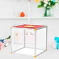 thumbnail image 1 of Colaxi Clear Box Voting Box Comment Box Storage Ticket Box Raffle Case Square Raffle Ball Game Box for Voting 20x20x20cm, 1 of 10