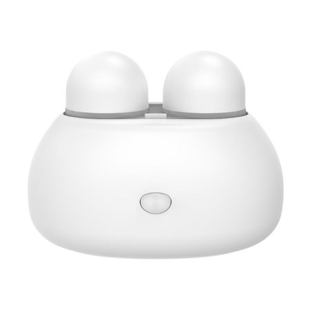 Colaxi Cute Cleaner Daily Care Automatic Storage Case Portable Cleaning Device Box Needs AAA Battery Eyes Washer - White