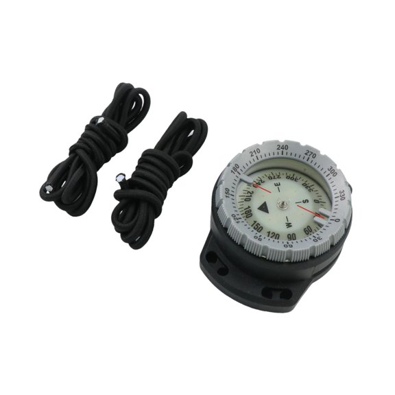 Colaxi Dive Compass Wrist Compass Waterproof Tool Compact Portable Kayak Camping Compass for Kayaking Outdoor Sports Grey