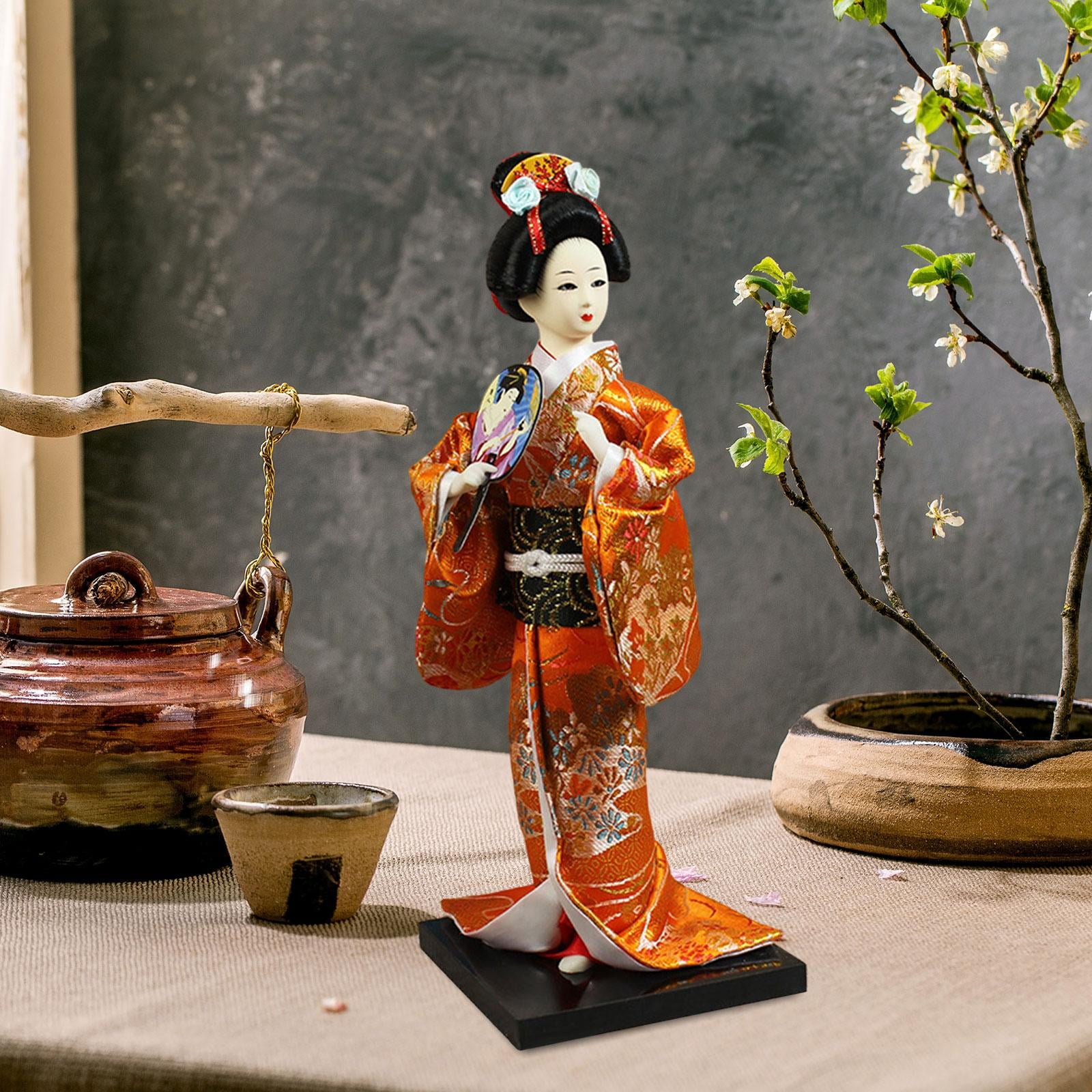 geisha Colaxi Ethnic Japanese Geisha Dolls 9 inch Asian Geisha Doll for