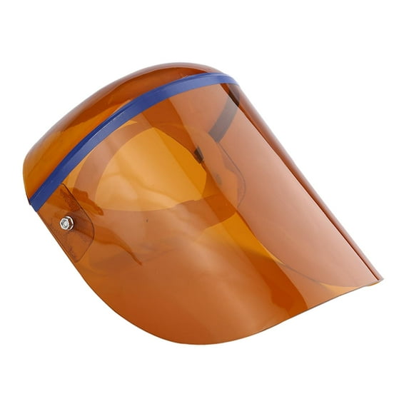 Colaxi Face ,Face Guard Protector, Versatile with Adjustable Headband PVC Visor for Logging,Work Welding Trimming Garden Women brown