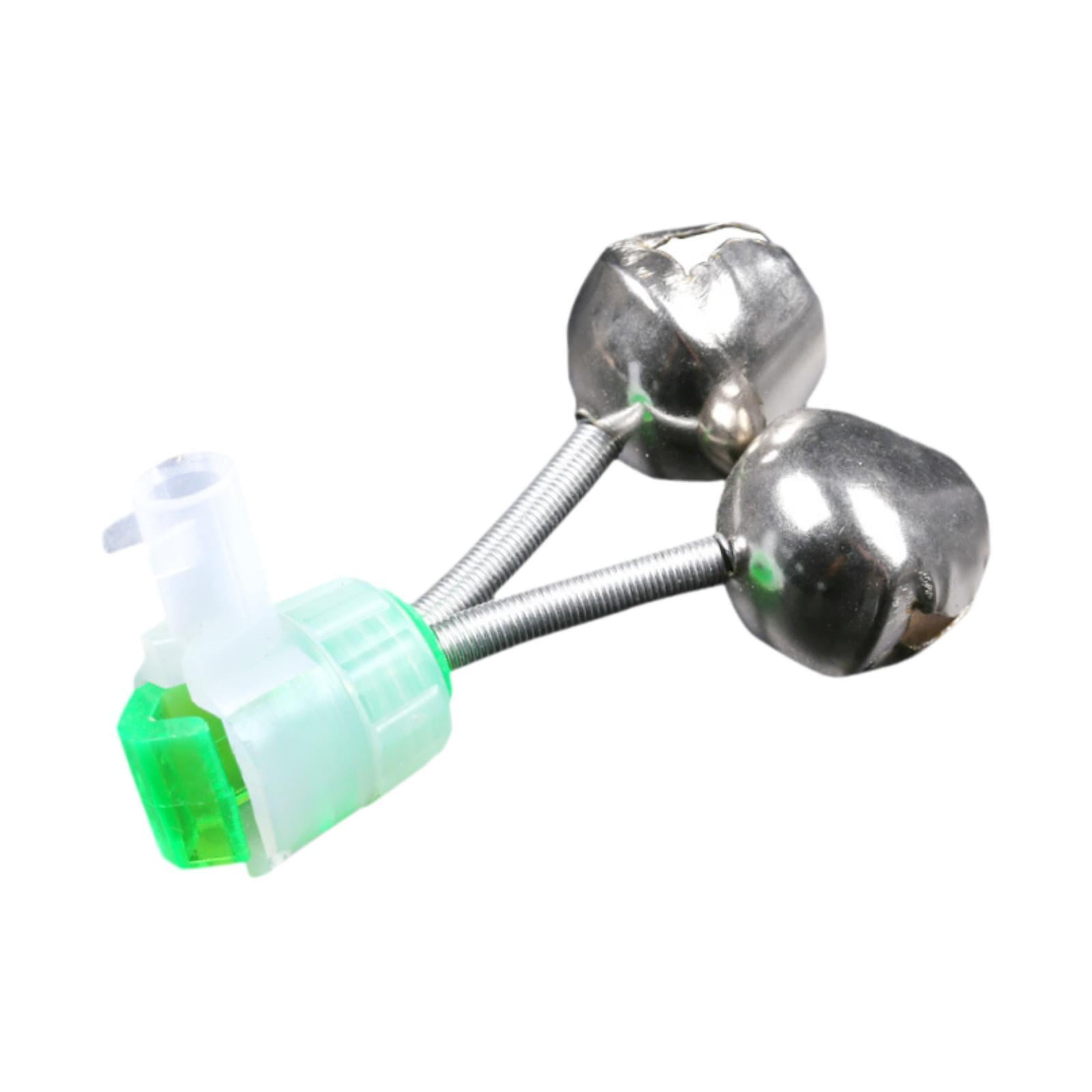bells for fishing poles Fishing Rod Luminous Stainless Steel Alarm Bells Accept no imitations 5 Pieces Fishing Alarm Bells,
