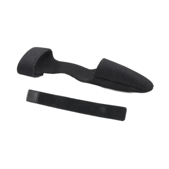 Colaxi Fishing Rod Tip Covers Set Fishing Rod Cover Rod Tie Reusable Fishing Accessory Pole Glove Protective Sleeve Fastening Straps black