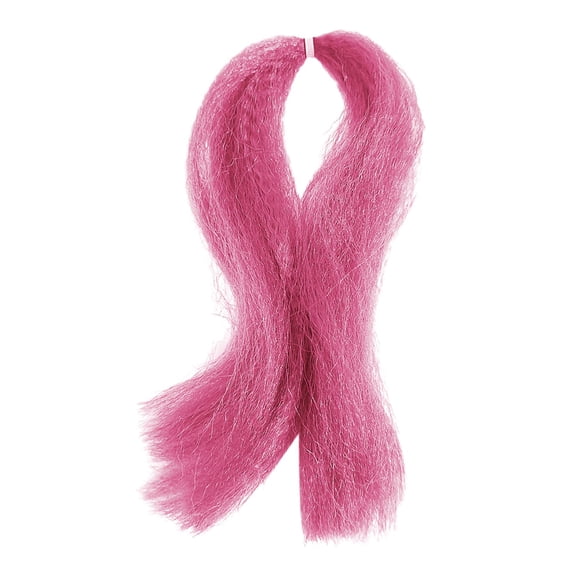 Colaxi Fly Fishing Cord Fly Tying Lure Making Streamer Tail DIY Fly Tying Thread Fiber Silk for Grass Carp Striped Bass Salmon Trout Pink