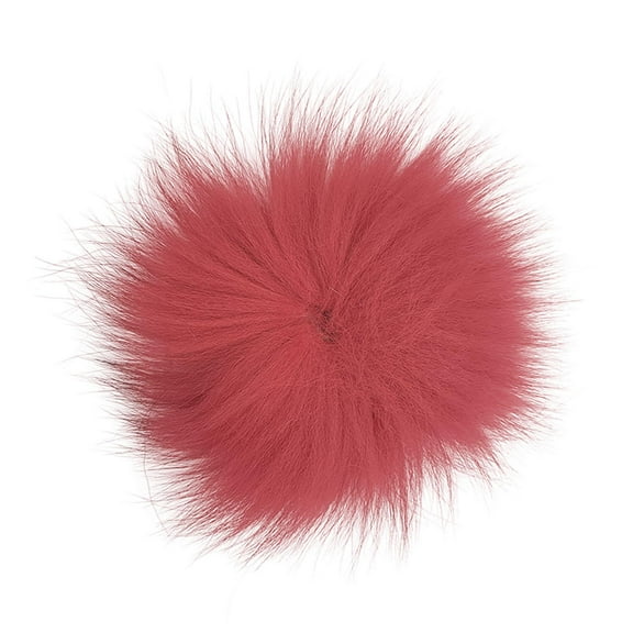 Colaxi Fly Tying Fur Comfortable Durable Fiber Hairy Faux Fur Streamer Hair Fly Tying Material for Freshwater Saltwater Fishing Jigs Red