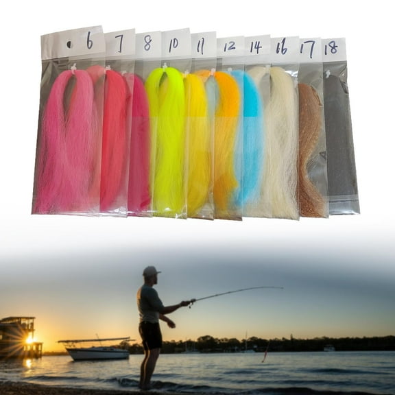 Colaxi Fly Tying Materials, Fly Fishing Wire Binding Threads, DIY Fly Tying, Lure Making Fly Tying Threads for Saltwater Freshwater Non Luminous