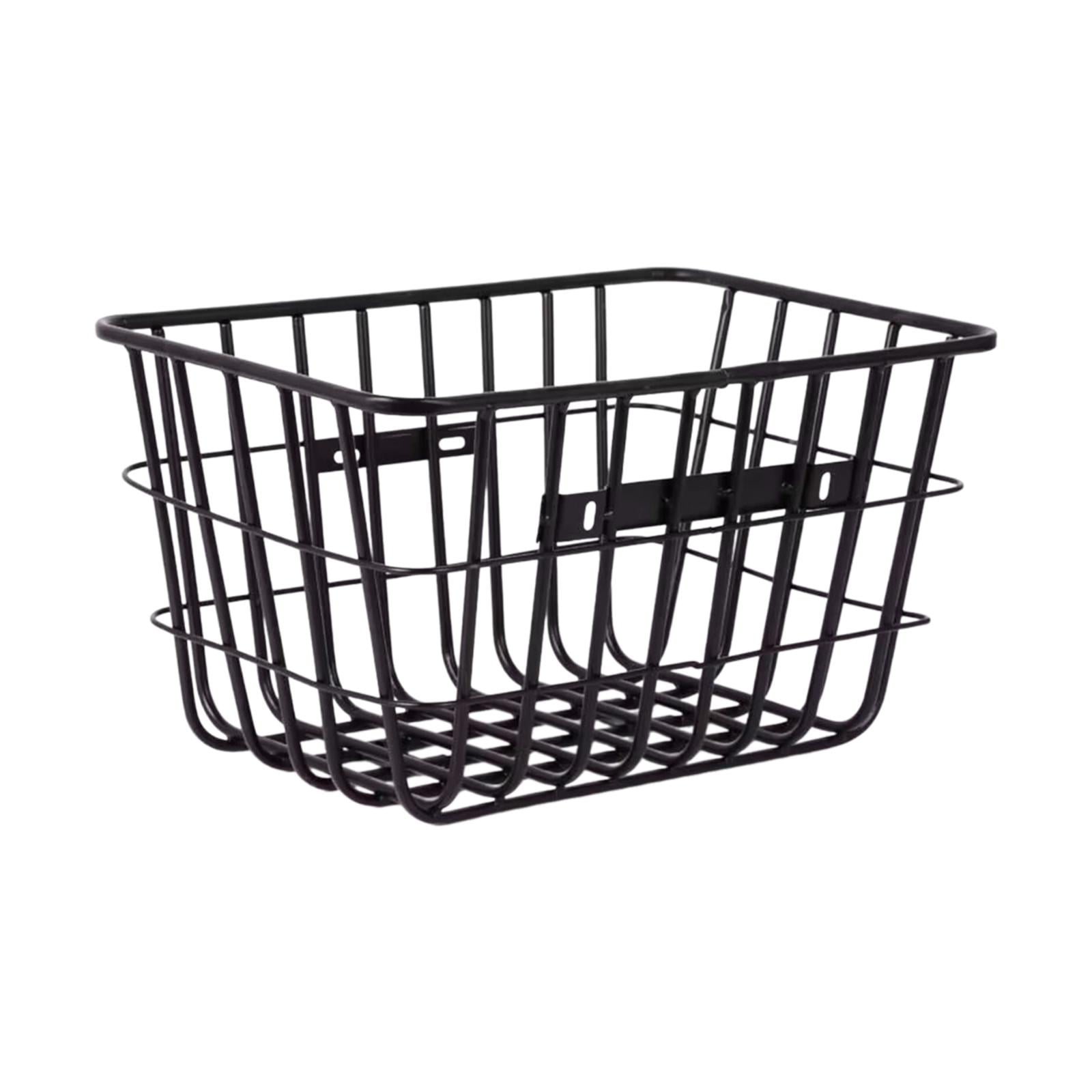 Colaxi Front Rear Bike Basket Cargo Rack. Metal Wire, Basket Cycling Rack Basket for Backyard Cycling Camping Street