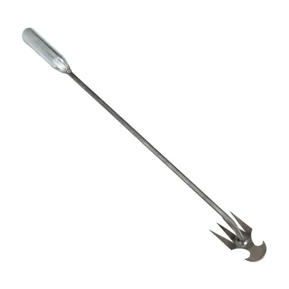 Colaxi Garden Rake ing Tool Hand Hoe Carbon Steel Durable Practical Hollow Hoe and Rake Remover for Daily Gardening Job 50cm