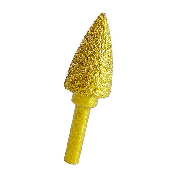 Colaxi Grinding Bit Diamond Grinding Burr Drill Bit Drill Attachment,Grinding Head,Grinding Mounted Point for Engraving Carving , 18mm