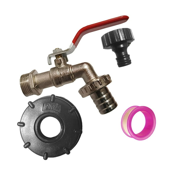 Colaxi IBC Tote s Water Butt Tap Replacement Kits Garden Tools and Equipment IBC Water Tank Hose Adapter for Kitchen Tank Faucet