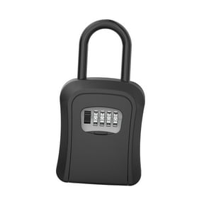 Colaxi Key Cabinet Organizer Key Lock Box Waterproof Password Key Case Combination 4 Digit for Store Auto Real Estate Agency Hotel Black