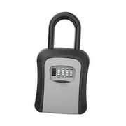 Colaxi Key Cabinet Organizer Key Lock Box Waterproof Password Key Case Combination 4 Digit for Store Auto Real Estate Agency Hotel Gray