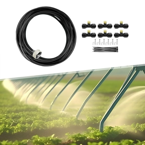 Colaxi Misting Cooling System Misting Line Backyard Mister for Porch Patio Umbrella Long 6M