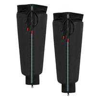 Colaxi Motorcycle Knee Pads Warm Leg Sleeves Knee Sleeves Leg Warmer for Men Women Outdoor Sports Winter Riding Hiking 60cm