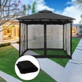thumbnail image 1 of Colaxi Outside Canopy Outdoors Gazebo Netting Large Easily Set up Rectangle Camping Net Rectangular Foldable Outdoor Summer Nets Shelters Screen Tents Black 10x12FT   (only Rectangle Camping Net), 1 of 9