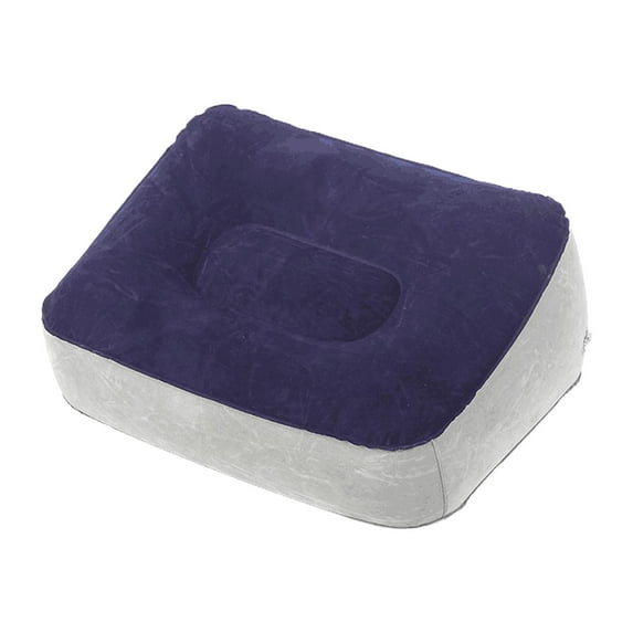 Colaxi Portable Footrest Pillow Pillow Flocked Feet Leg Feet Relaxing Tool under Desk Footrest Desk Foot Rest Footrest Pad BLUE