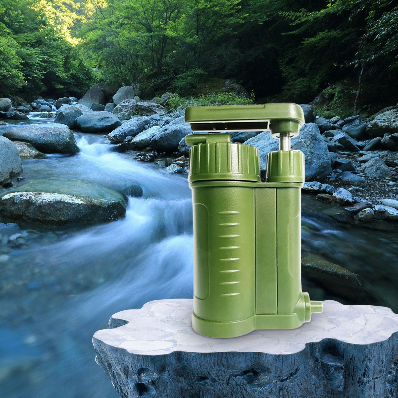 Colaxi Portable Water Filter Camping Water Filtration System for Family Hiking Gear
