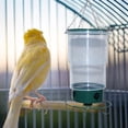 thumbnail image 1 of Colaxi Retractable Bird Feeder Bird Food Dispenser Clear Hanging Multiple Holes for Outside Courtyard Cockatiel Parakeet Hummingbird, 1 of 10