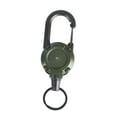 thumbnail image 1 of Colaxi Retractable Keychain Key Holder Retractable Cord Key Chain Retractable ID Reels for Climbing Fishing Dark Green, 1 of 10