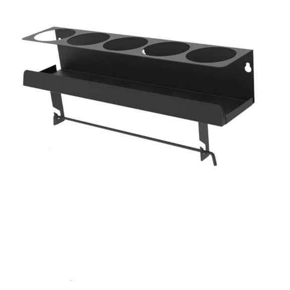 Colaxi Spray Bottle Holder Five Cans Wall Mounted Steel Spray Bottle Storage Rack Rack Organizer for Garage Workspace Shop Accessory