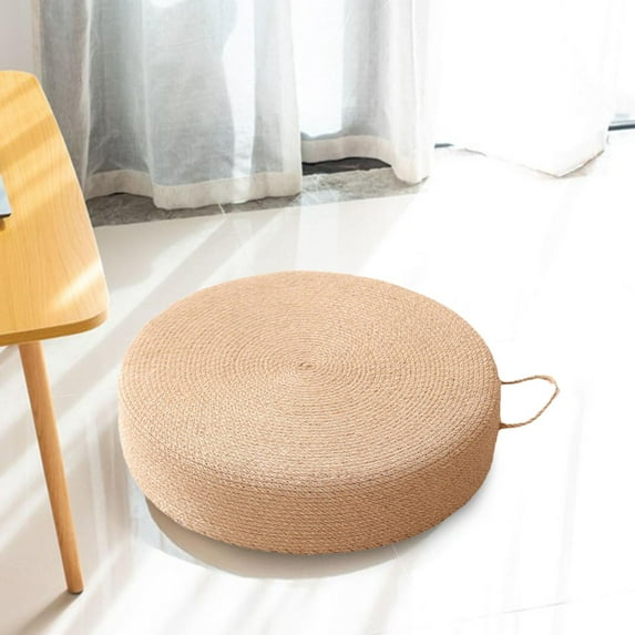 Colaxi Tatami Floor Cushion Meditation Cushion 40cm 16inch Decorative Floor Pillow Sitting Cushion for Yoga Room Indoor Outdoor Home 10cm Thickness