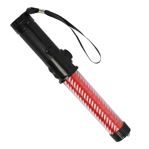Colaxi Traffic Control Wand High Performance LED for Road Parking Guide Red