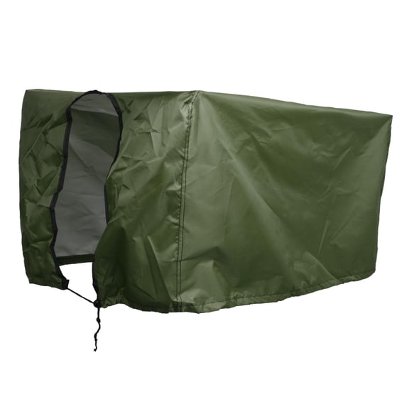 Colaxi Utility Wagon Cart Cover Outdoor Folding Garden Wagon Cart Cover (Only Cover, Wagon Not Included) Waterproof Dustproof 35"L x 19.7"W x 17.7"H Green