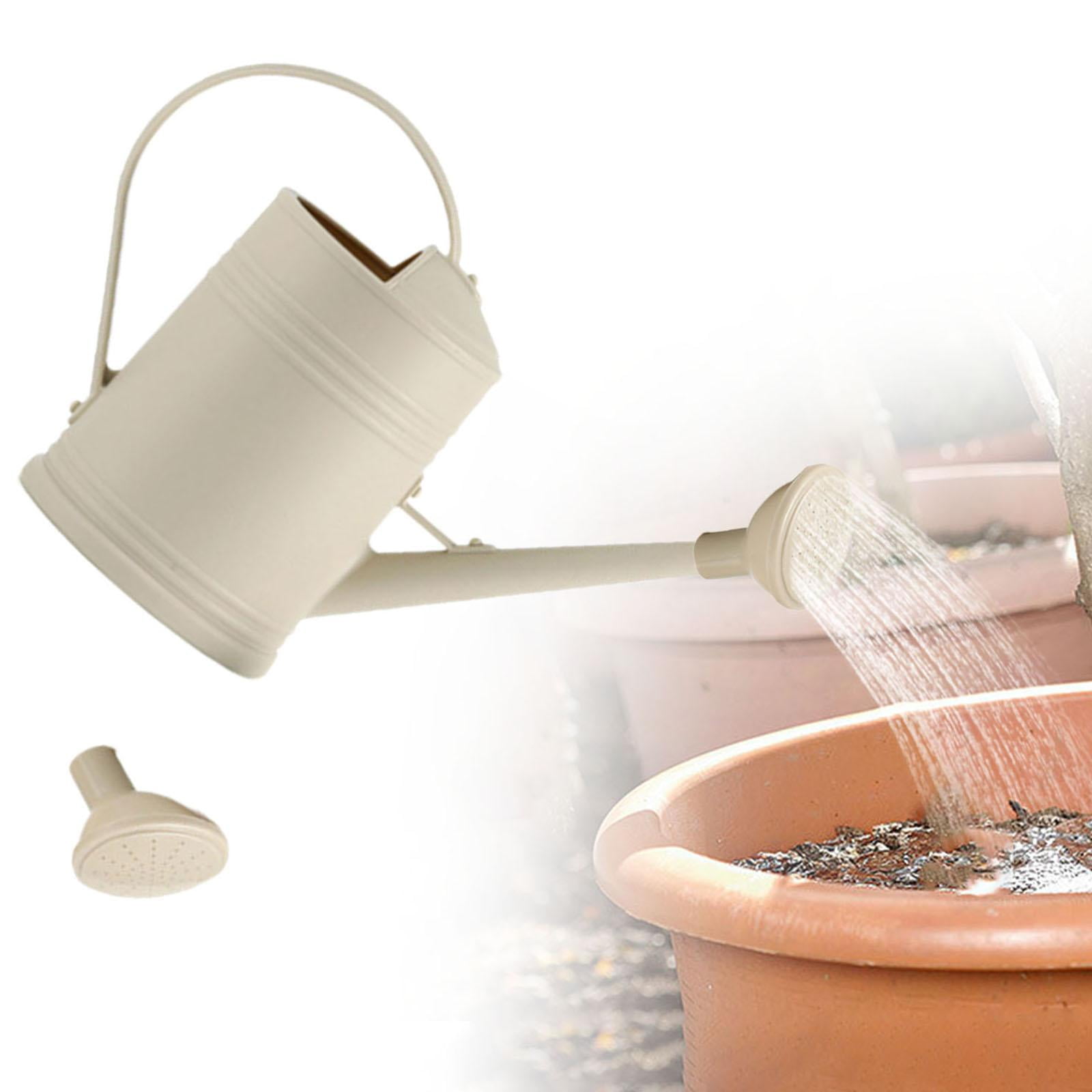 Colaxi Watering Can Plants Sprinkler Equipment with Spout Sprinkling Can Gardening Tool for Indoor Plants Decoration Patio Yard Vase Beige