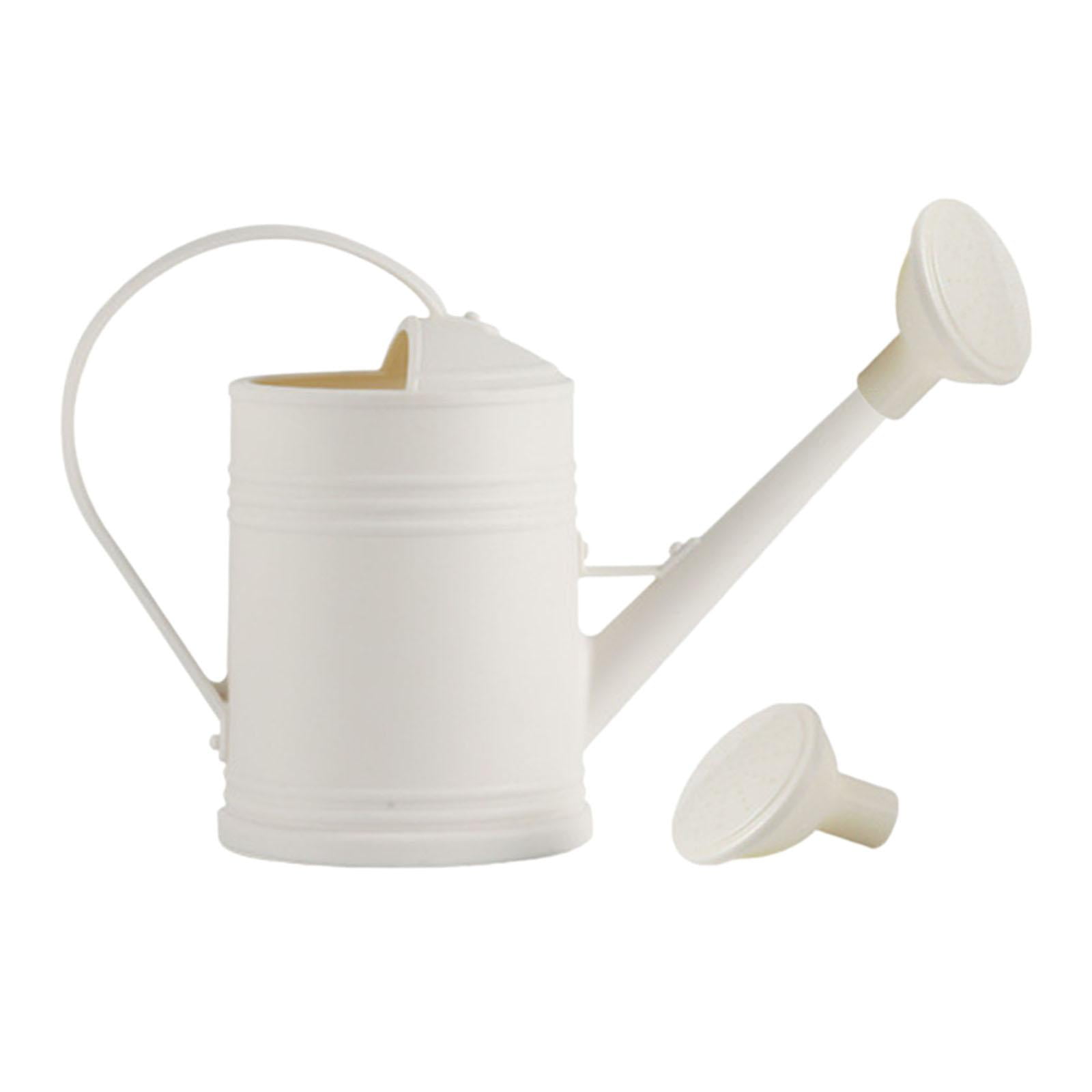 Colaxi Watering Can Plants Sprinkler Equipment with Spout Sprinkling Can Gardening Tool for Indoor Plants Decoration Patio Yard Vase White