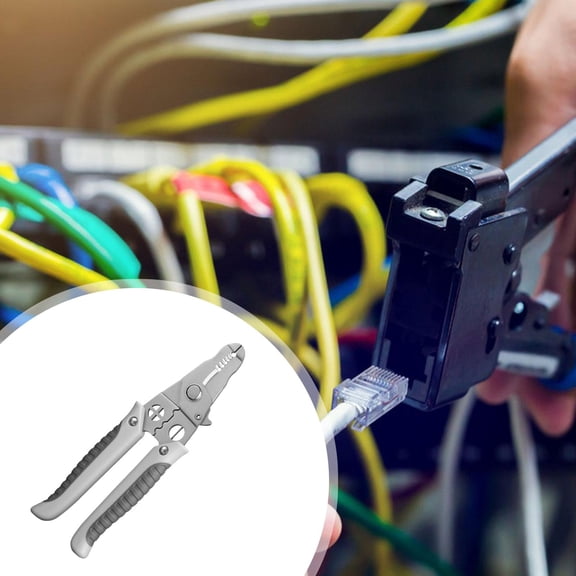 Colaxi Wire Tool Cable Multipurpose Hand Tool Electricians Heavy Duty Non Slip Handle Wire Cutter Wire Pliers Tool no Marks