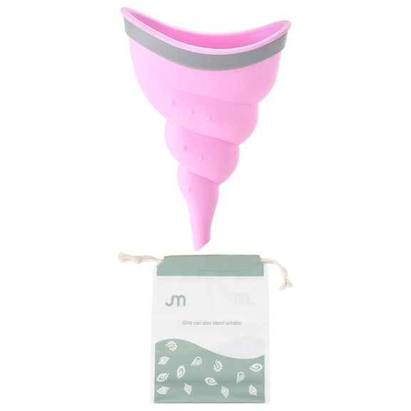 Colaxi Women's Urinal Funnel, Female Urinal, Allows Women to Pee Standing, Women's Piss Funnel, Female Urination Device for Outdoor Cars Pink