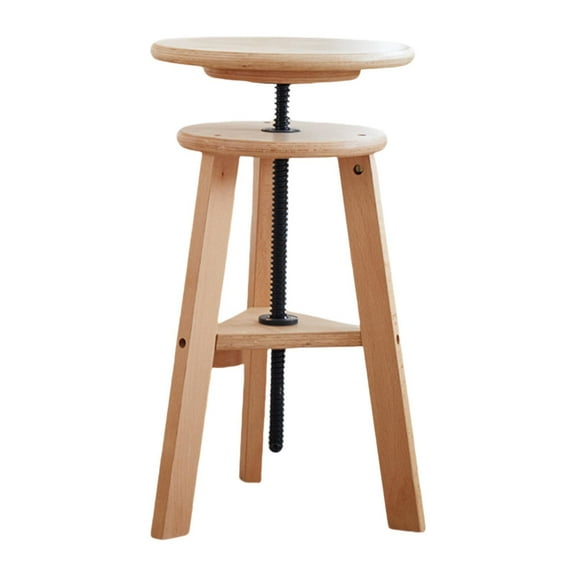 Colaxi Wooden Drafting Stool, Artist Stool with Adjustable Height, Wood Stool Chair for Painting, for Artist Studio, Office and Home