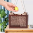thumbnail image 1 of Colaxi Wooden Money Box Money Bank Portable Developing Saving Habit Saving Money Box Child Money Save Bank for Boys Girls Adult Kids 10000 Dollars, 1 of 10
