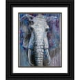 thumbnail image 1 of Colberg, Lisa 15x18 Black Ornate Wood Framed with Double Matting Museum Art Print Titled - Purple Girl 1, 1 of 4