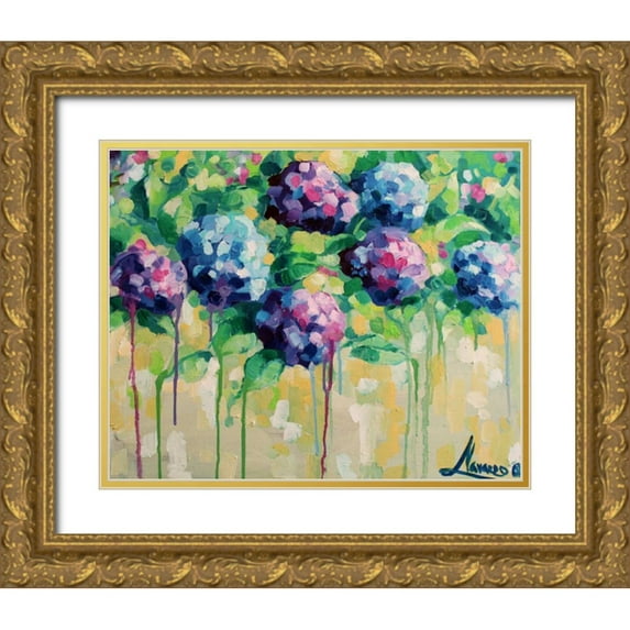 Colberg, Lisa 32x26 Gold Ornate Wood Framed with Double Matting Museum Art Print Titled - Hydr 1