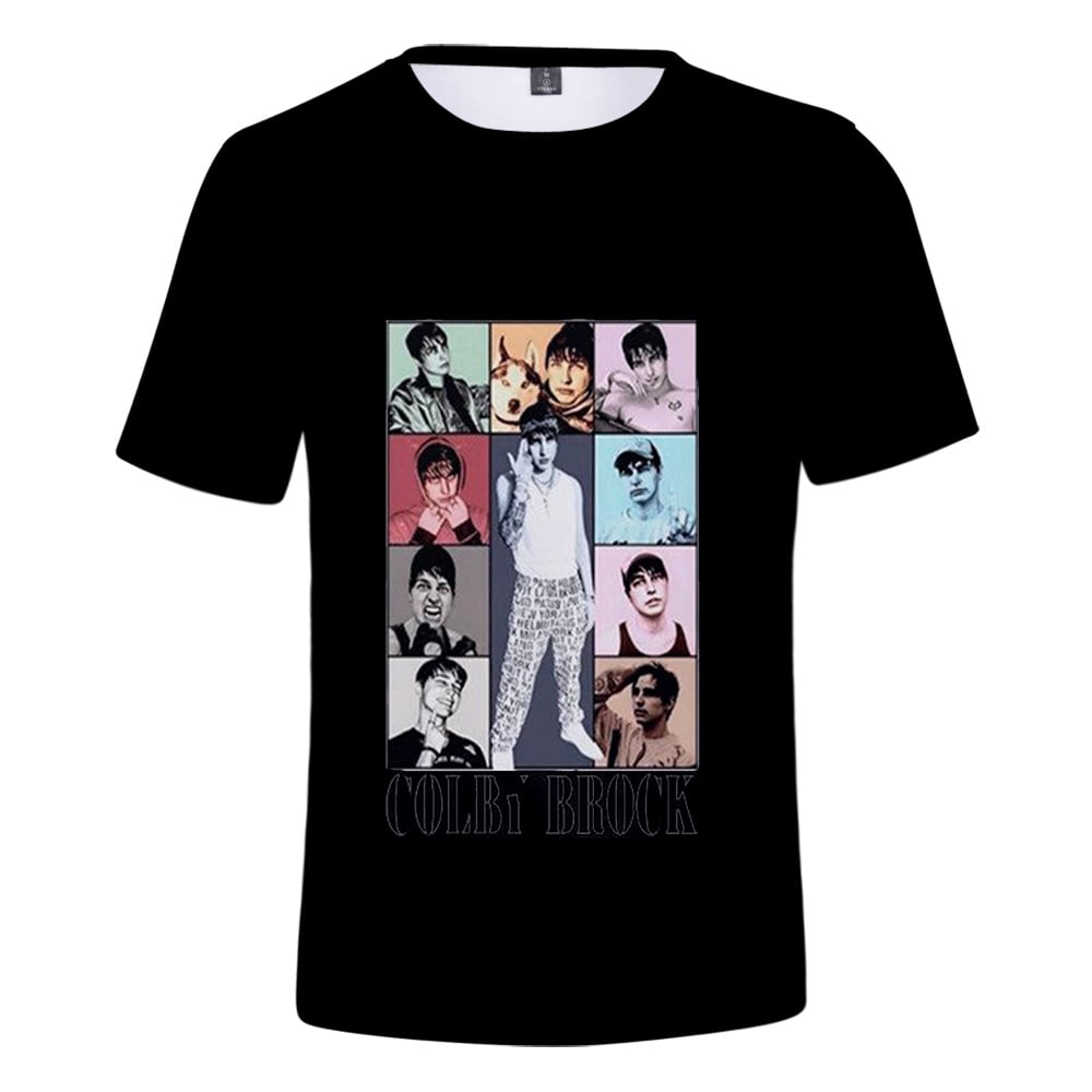 Colby Brock T-Shirt Merch Women Men Casual Streetwear 3D Trend Fashion ...