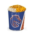thumbnail image 1 of Colby Ridge 3 Way Football Popcorn Tin - White, Caramel, and Cheese Gourmet Craft Popped Gluten Free (3 Gallon - Boise State), 1 of 5