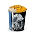 thumbnail image 1 of Colby Ridge 3 Way Football Popcorn Tin - White, Caramel, and Cheese Gourmet Craft Popped Gluten Free (3 Gallon - Panthers), 1 of 5