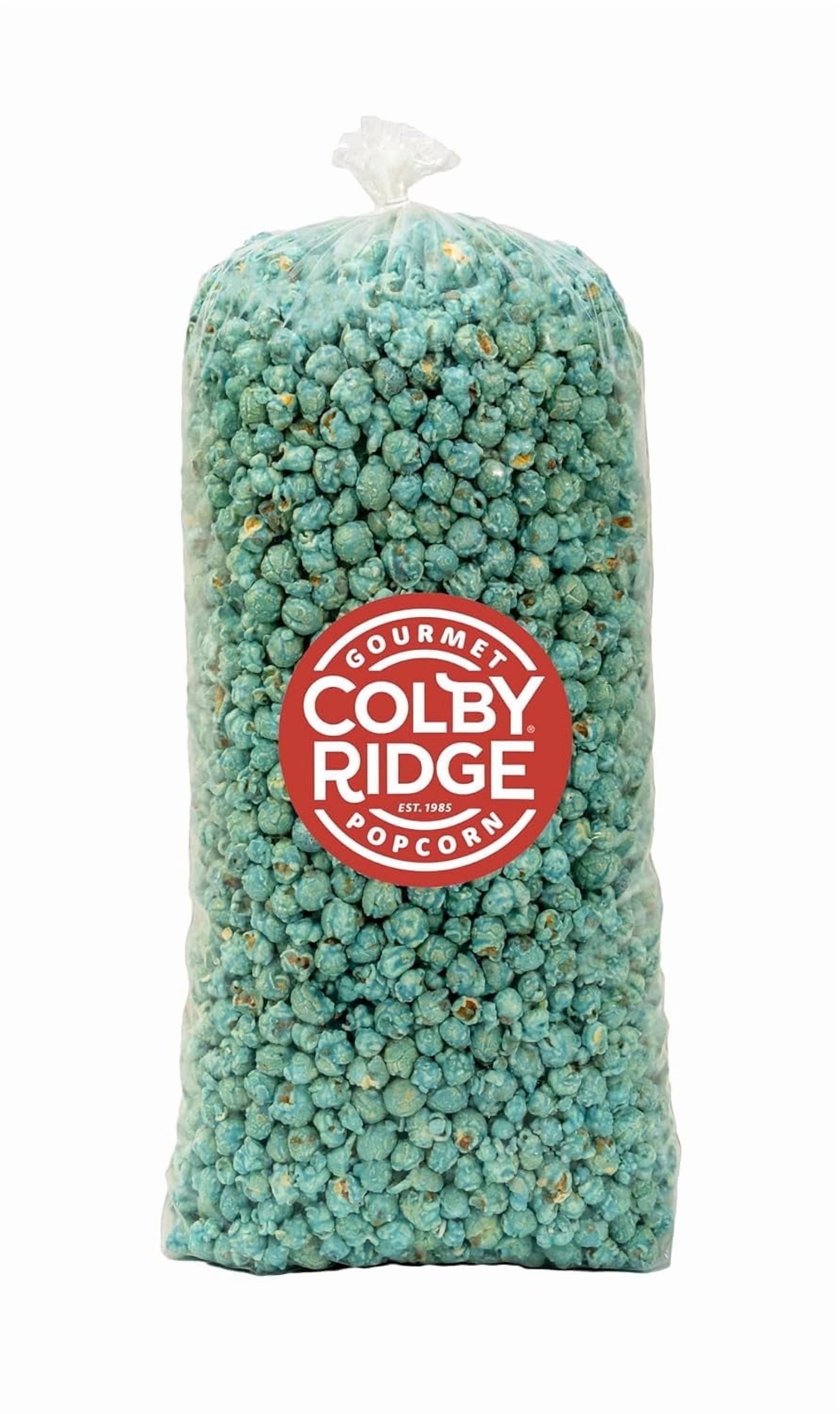 Colby Ridge Baby Blue Vanilla Flavored Gender Reveal Gourmet Craft Popped Gluten Free Popcorn Bulk Sized Large Gift Bags (Bulk 5 gal 80 cups)