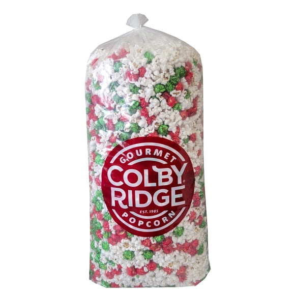 Colby Ridge Holiday Mix White Gourmet Craft Popped Gluten Free Popcorn Bulk Sized Large Gift Bags (Bulk 5 Gal. 80 Cups)